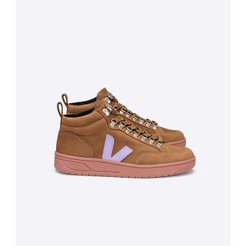 Veja RORAIMA NUBUCK Men's High Tops Brown | NZ 112TCE